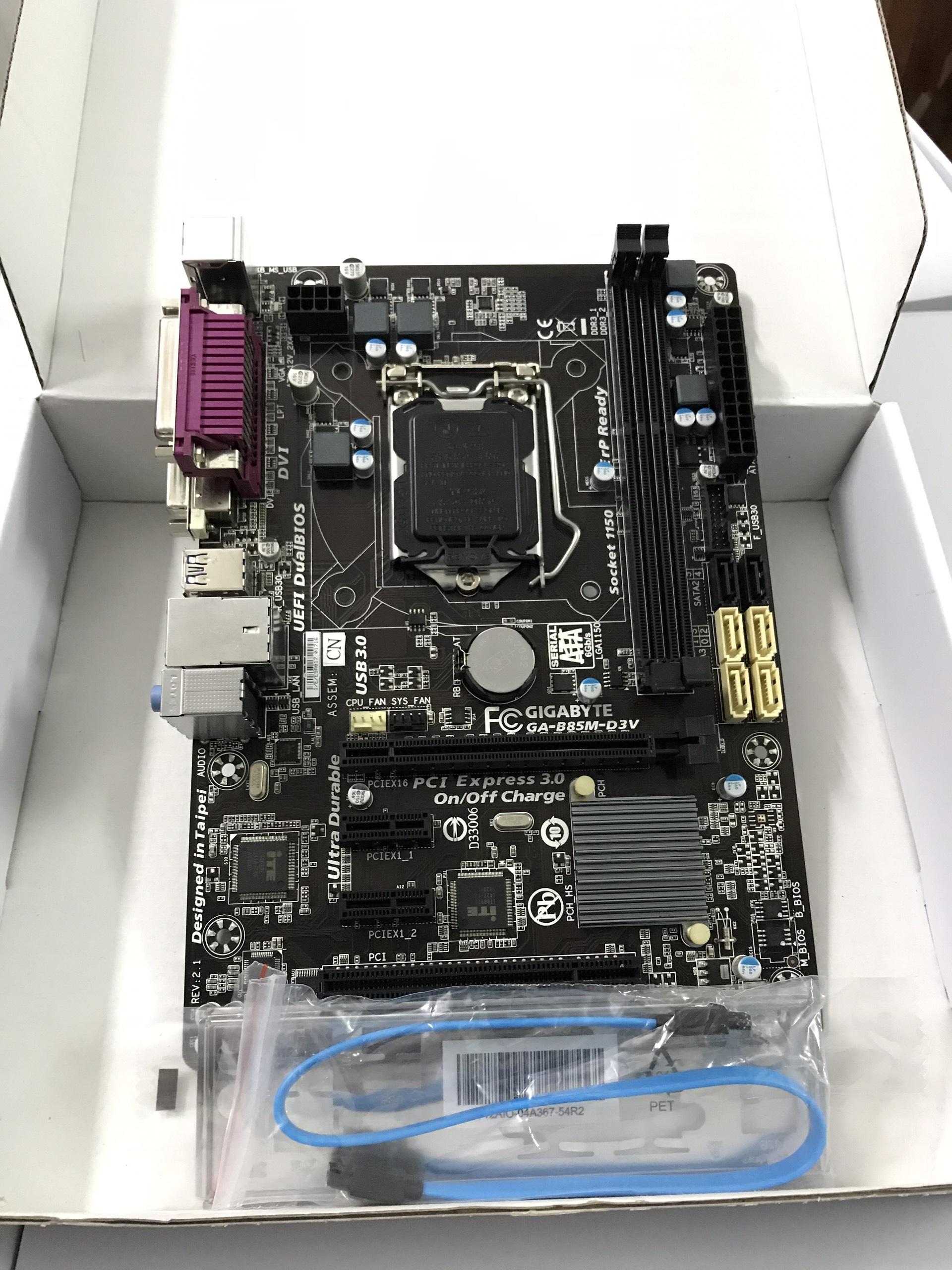 Mainboard Gigabyte b85M-D3V socket 1150 Renew