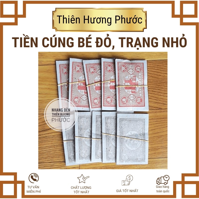 vangma.net- giấy hồng đơn đỏ trang trí ban thờ
