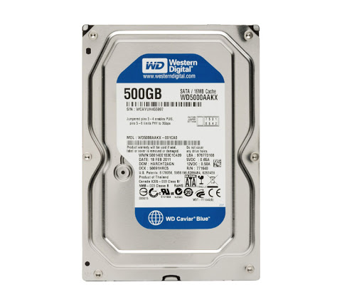 HDD 500GB WD BLUE sức khỏe 100% no bad