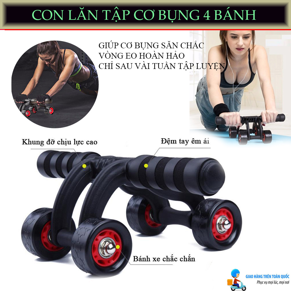 >> SO SÁNH GIÁ MÁY TẬP BỤNG GIẢM CÂN | Shopee Lazada Sendo Tiki 36 Con lăn tập cơ bụng 4 bánh,Con lăn tập bụng giá rẻ làm săn chắc cơ bụng, máy tập cơ bụng làm giảm mỡ bụng giảm cân, giảm eo chịu lực tốt cao cấp bên bỉ.