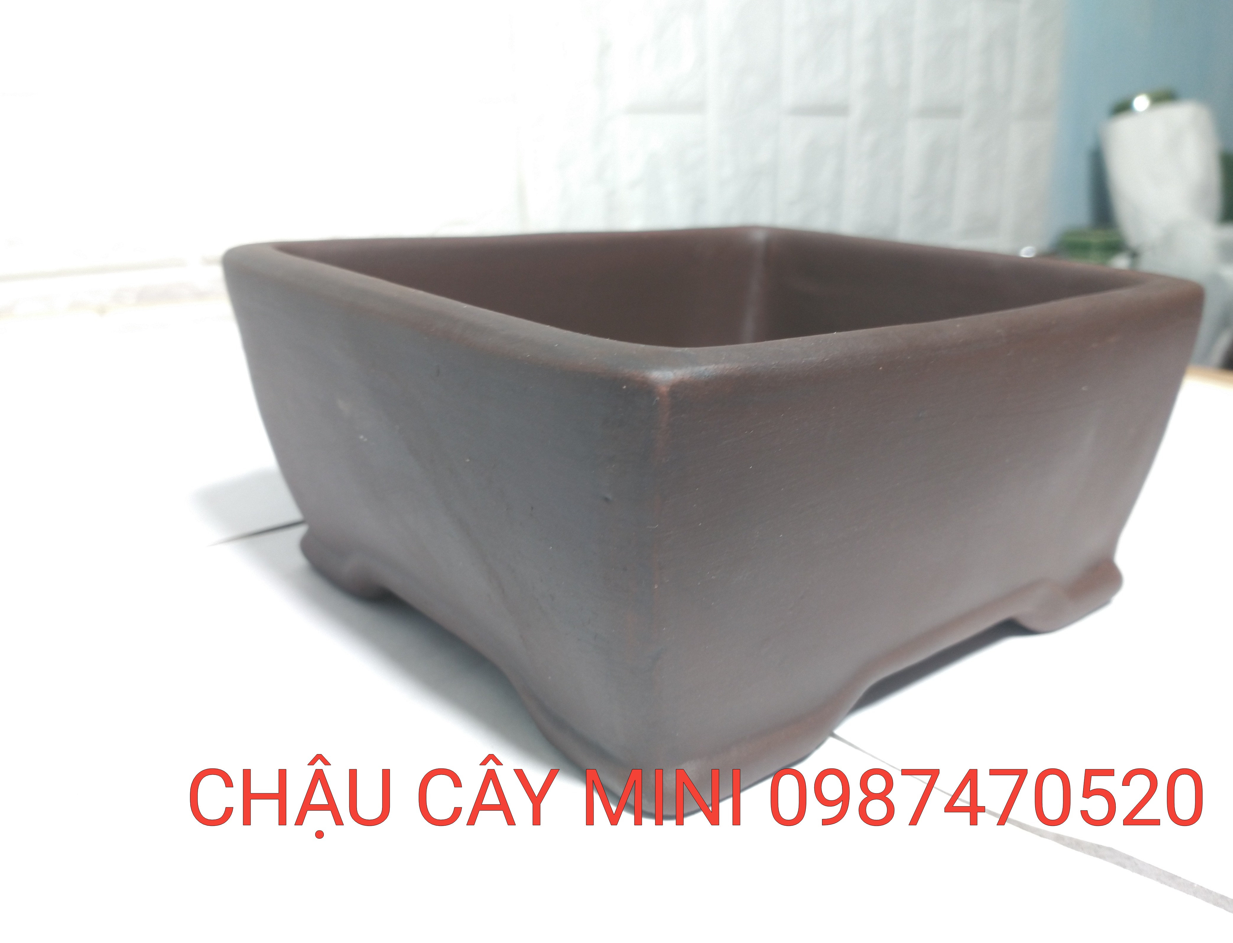 CHẬU MINI GIẢ TÀU N7,CHẬU CÂY MINI