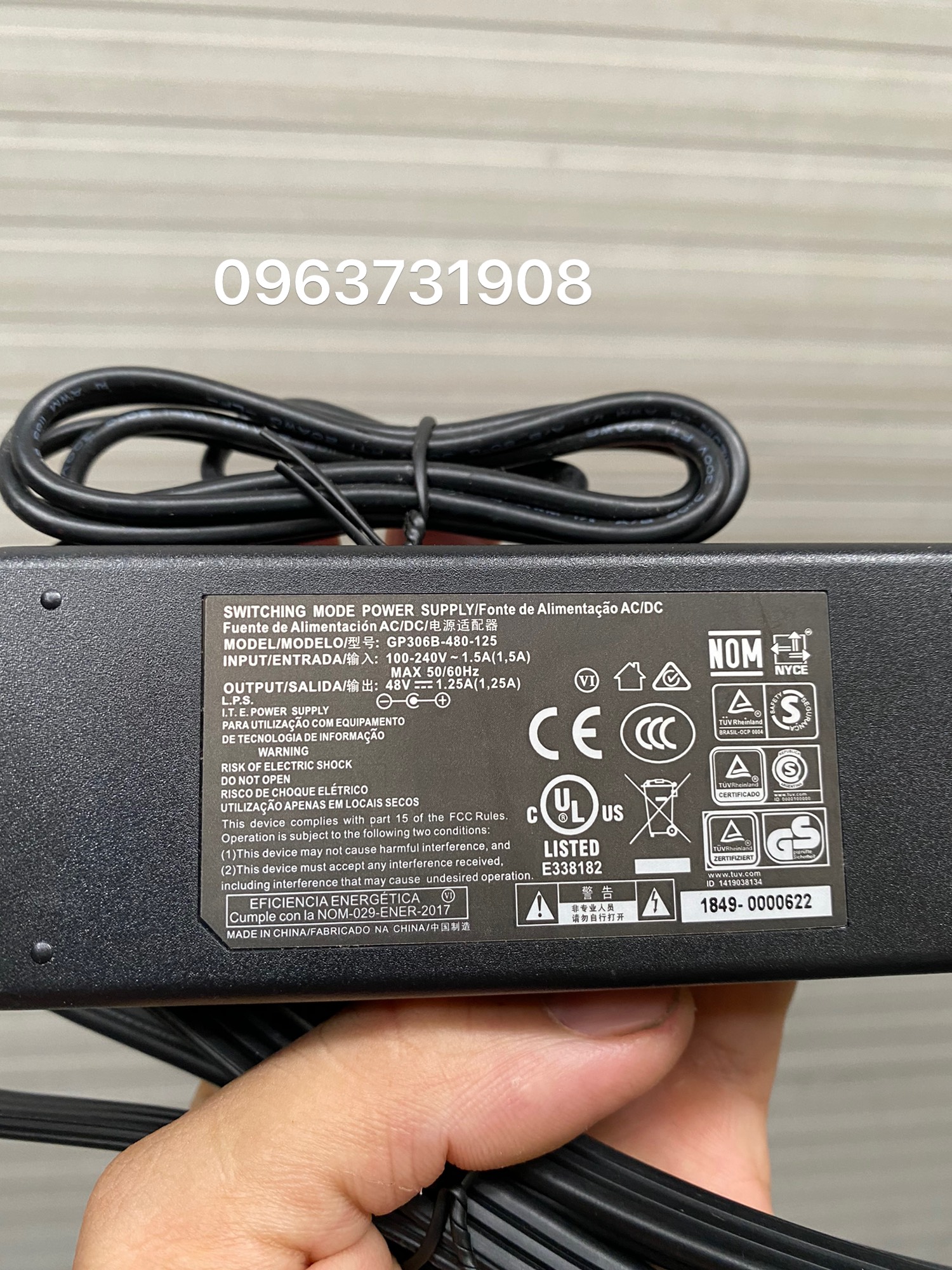 Dây nguồn cho Switch POE , Wifi 48v hàng cao cấp