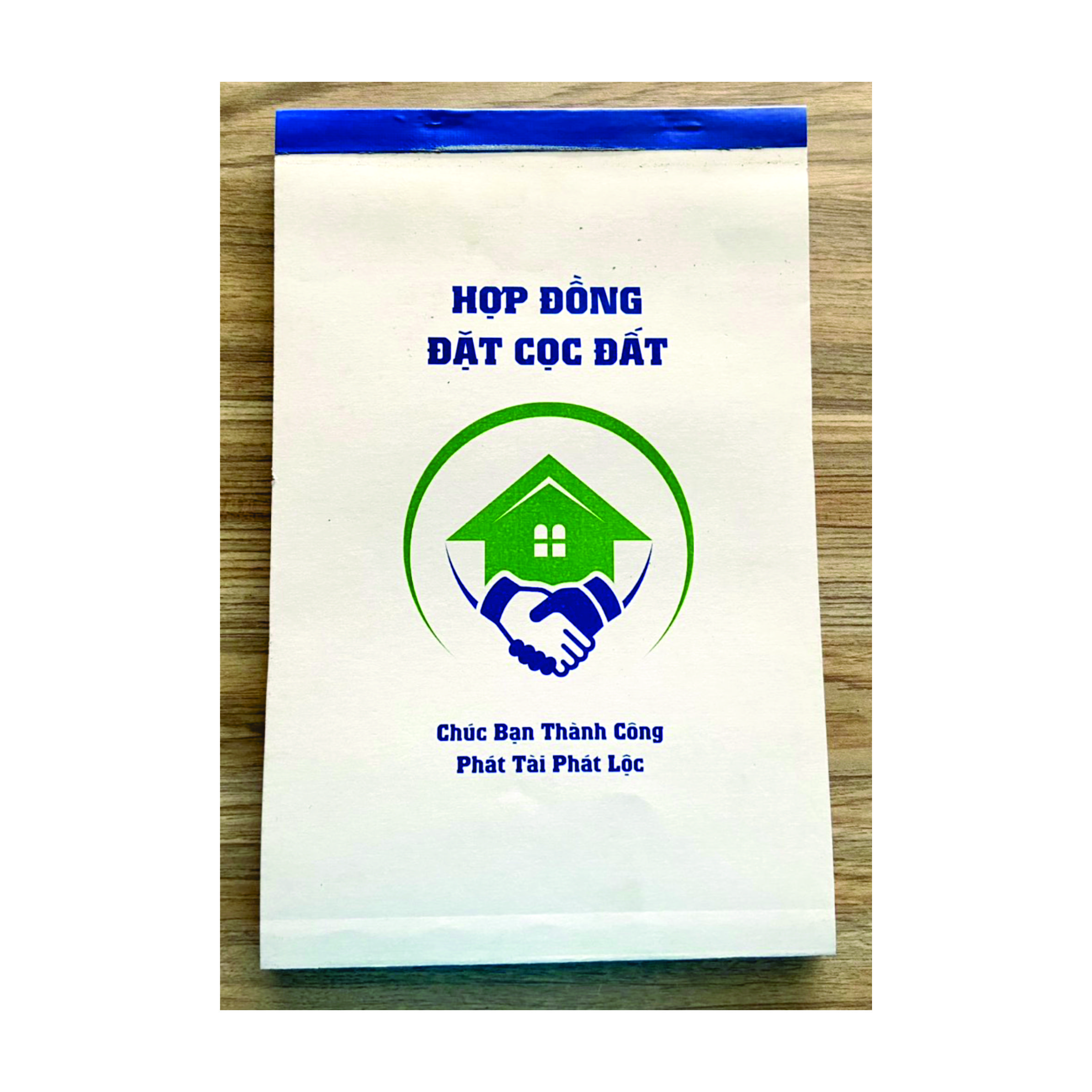 HỢP ĐỒNG ĐẶT CỌC ĐẤT _ Loại 2 liên (100 tờ/50 cặp/quyển - Loại 3 liên (99 tờ/30 cặp/quyển) giấy in than