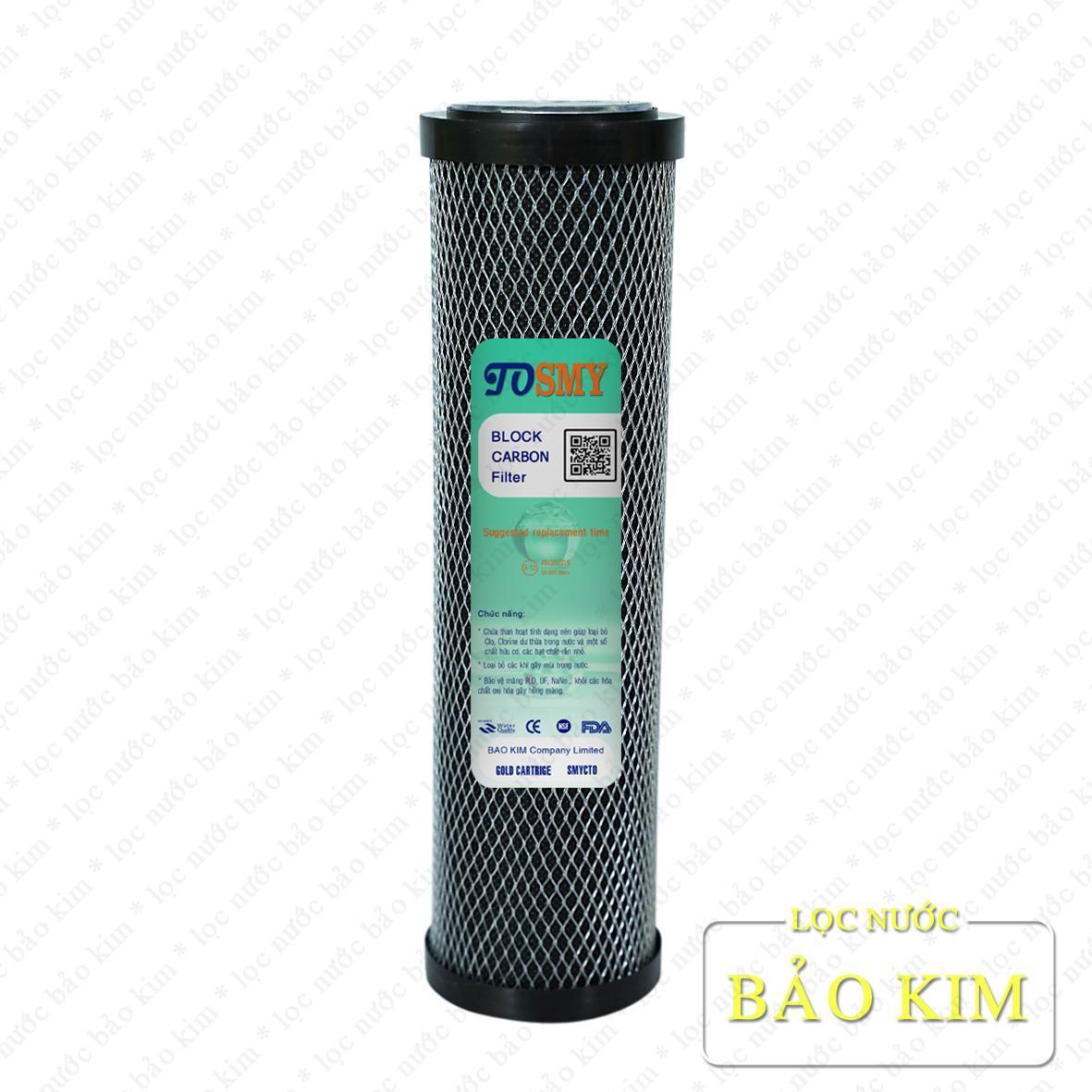 [HCM]Bộ 3 lõi lọc số 123 SMY 10 inch (Ultra fine + Losse carbon + Block carbon_LĐ)