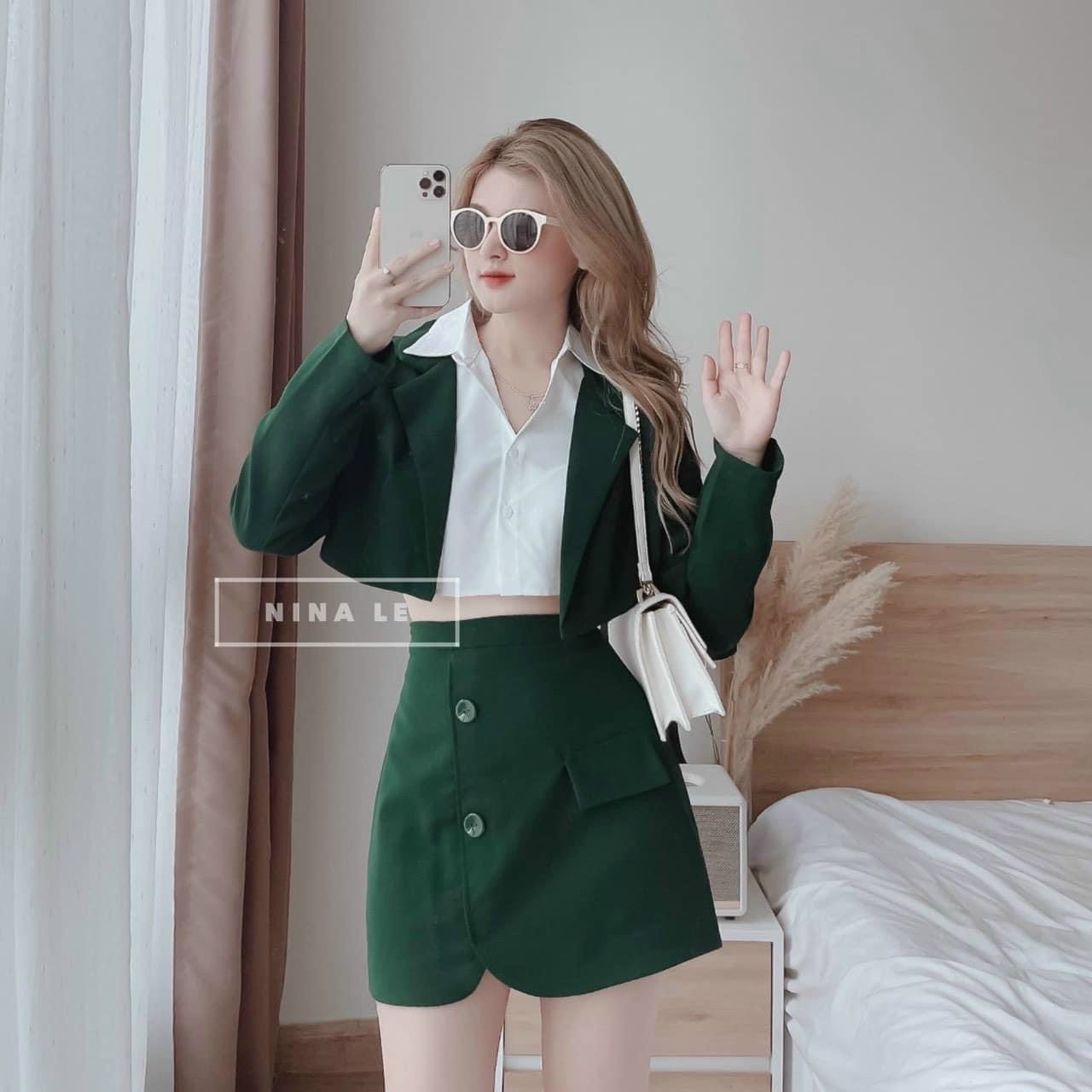 Set Đồ Bộ 3 Món Công Sở Lịch Sự Hot Hit