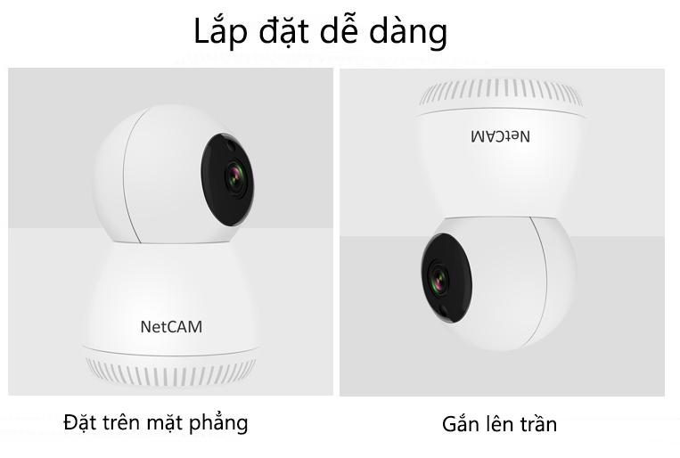 Camera IP wifi NetCAM NVC2.0 1080P - Hãng Phân Phối Chính Thức