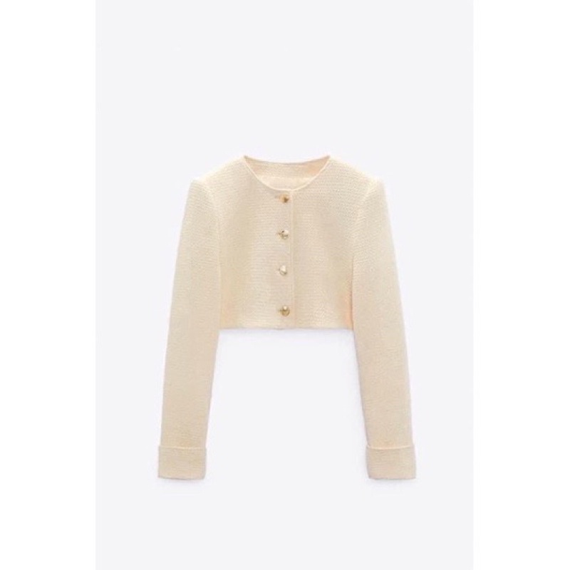 Áo khoác dạ croptop( có đệm vai)