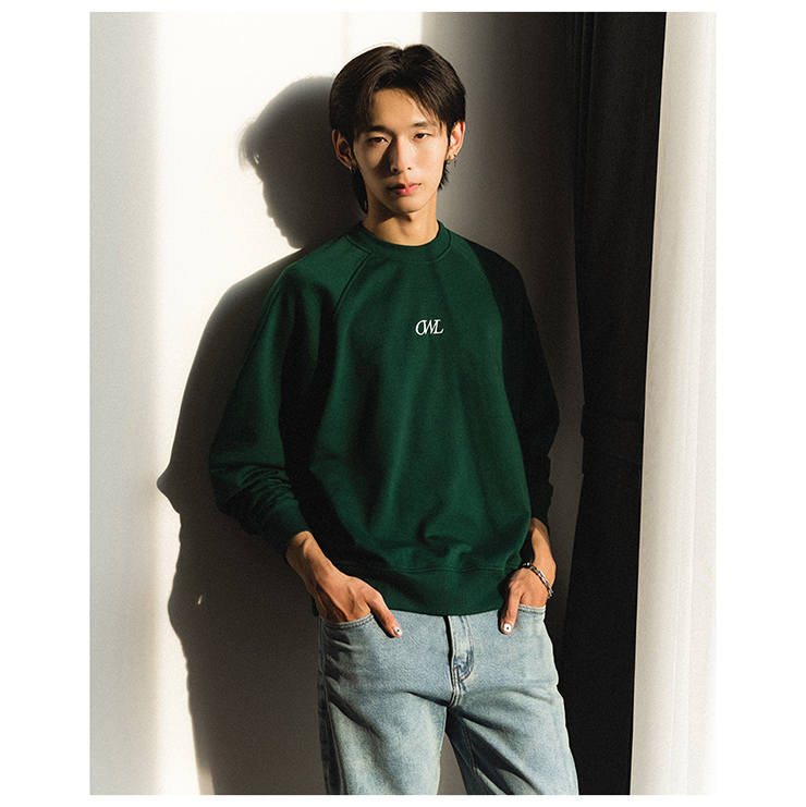 Áo sweater Owlbrand Minitypo/Xanh lá