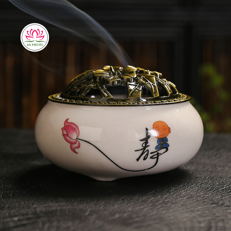 Lư gốm xông trầm