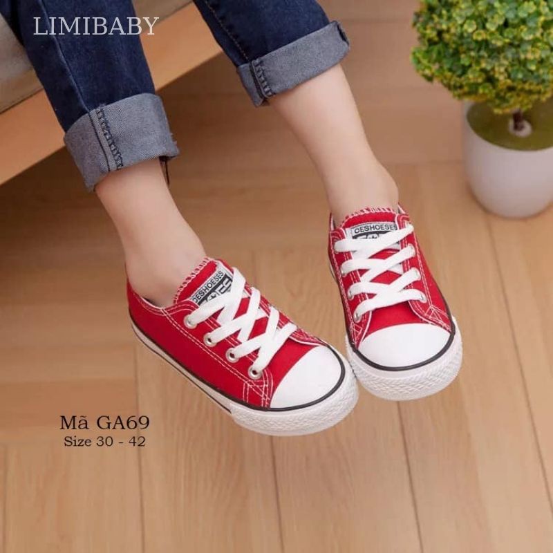 Giày thể thao cho bé cổ thấp con vers phong cách Hàn Quốc