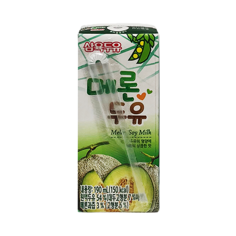 HÀNG NHẬP KHẨU Sữa Đậu Nành Vị Dưa Lưới Sahmyook Hàn Quốc Hộp 190ml