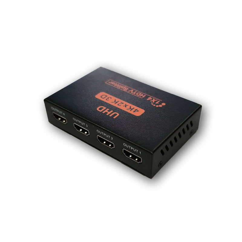 Bộ chia cổng hdmi từ 1 ra 4 hdtv splitter hỗ trợ 2k/4k/3d
