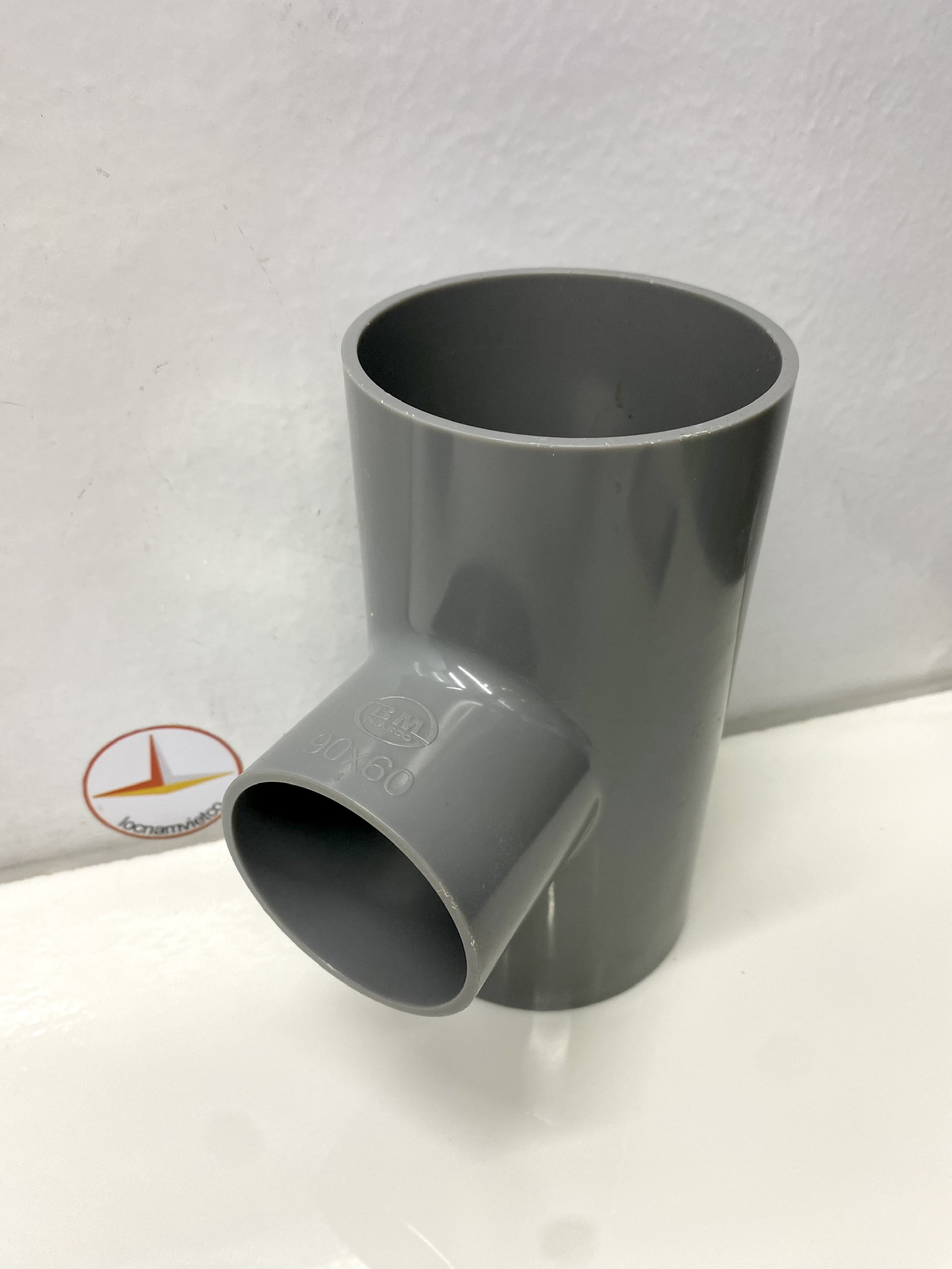 Tê giảm 90 x 60 nhựa PVC Bình Minh _ T90x60