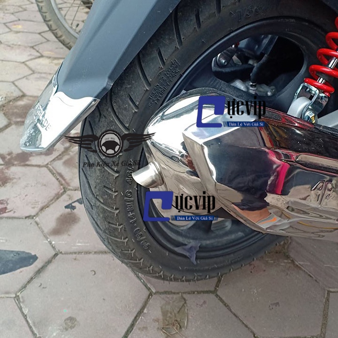 Ốp Đích Pô SH Mode 2013 - 2019 (INOX 100%) MS2508