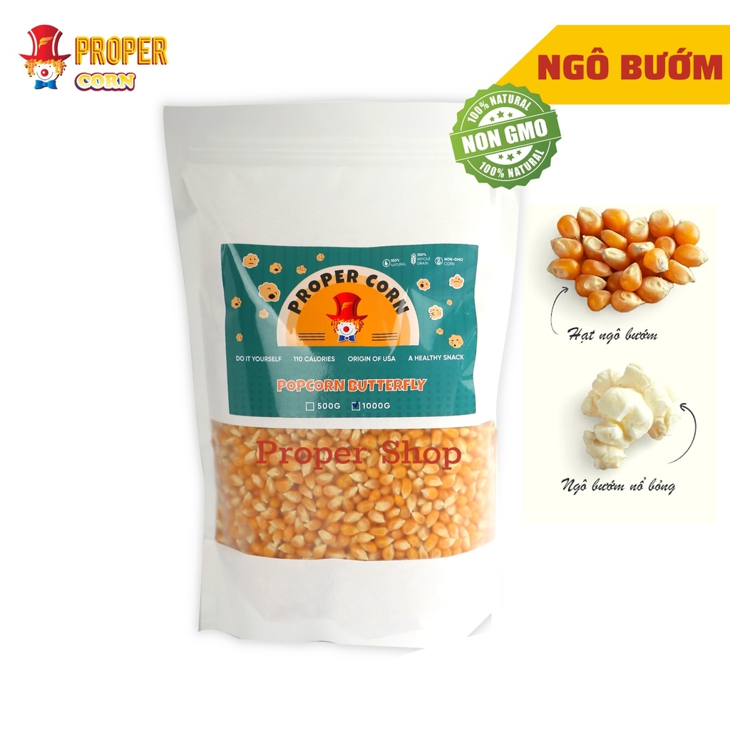 Ngô Mỹ nổ bắp rang bơ tại nhà PROPER