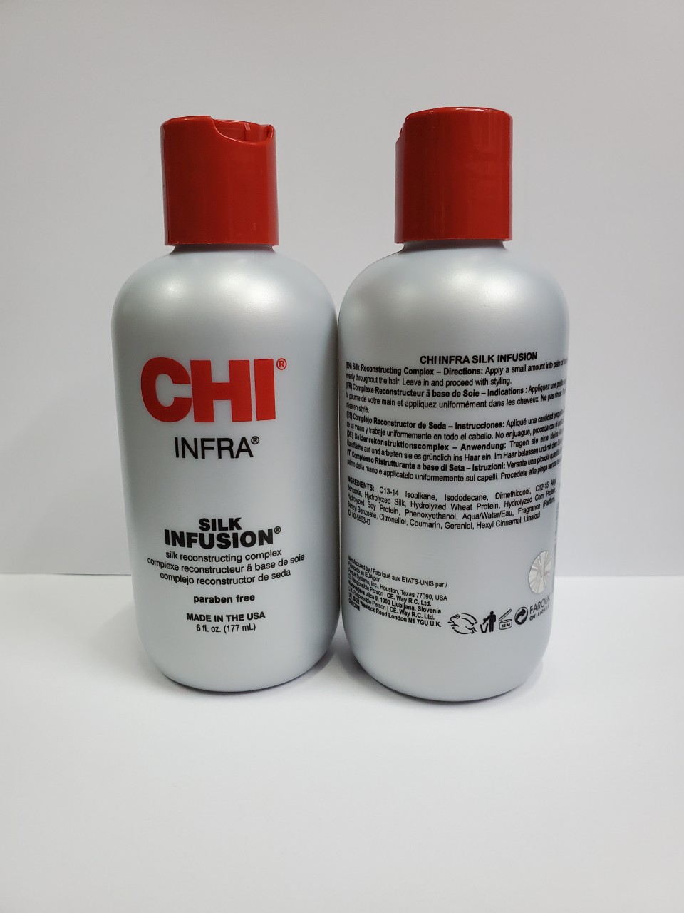 Tinh dầu dưỡng tóc CHI Silk Infusion 177ml của Mỹ
