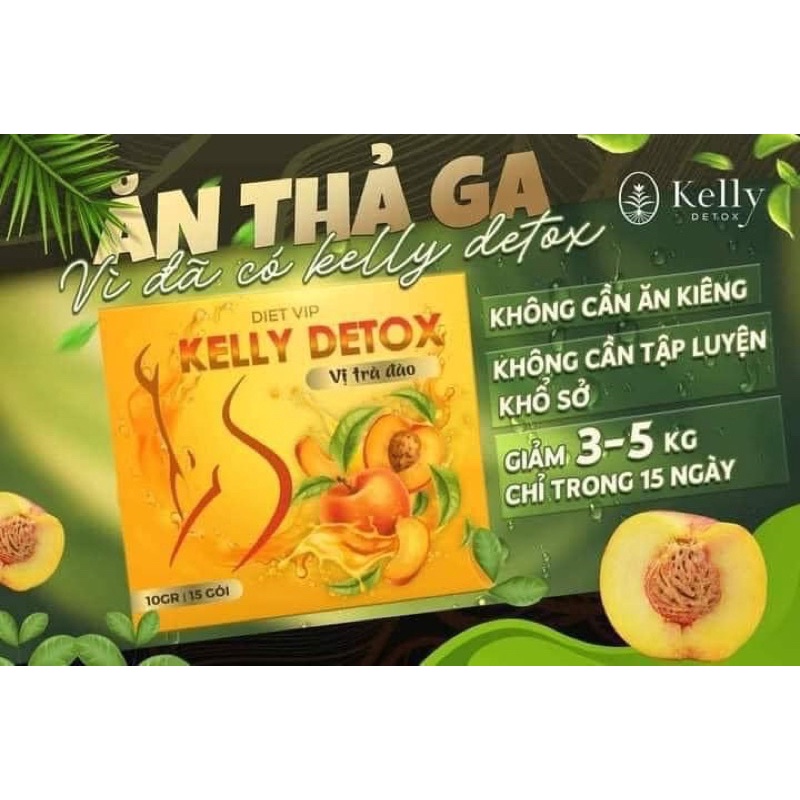 Trà đào giảm cân Kelly chính hãng