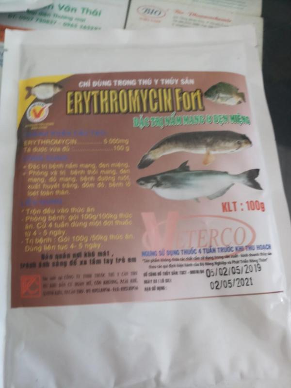 erythromycin fort 100g veterco