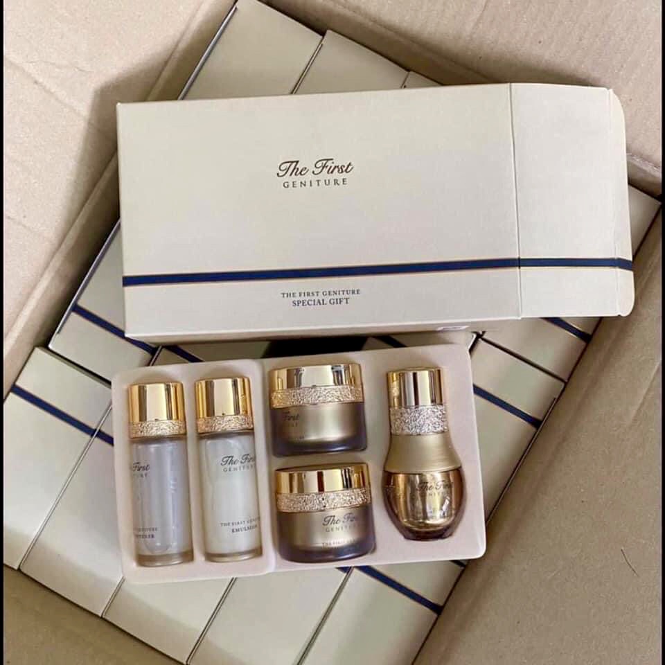 Bộ Kid tái sinh da cao cấp OHUI THE FIRST GENITURE 5 sản phẩm dưỡng sáng, trẻ hoá làn da, hàng nội địa Hàn Quốc