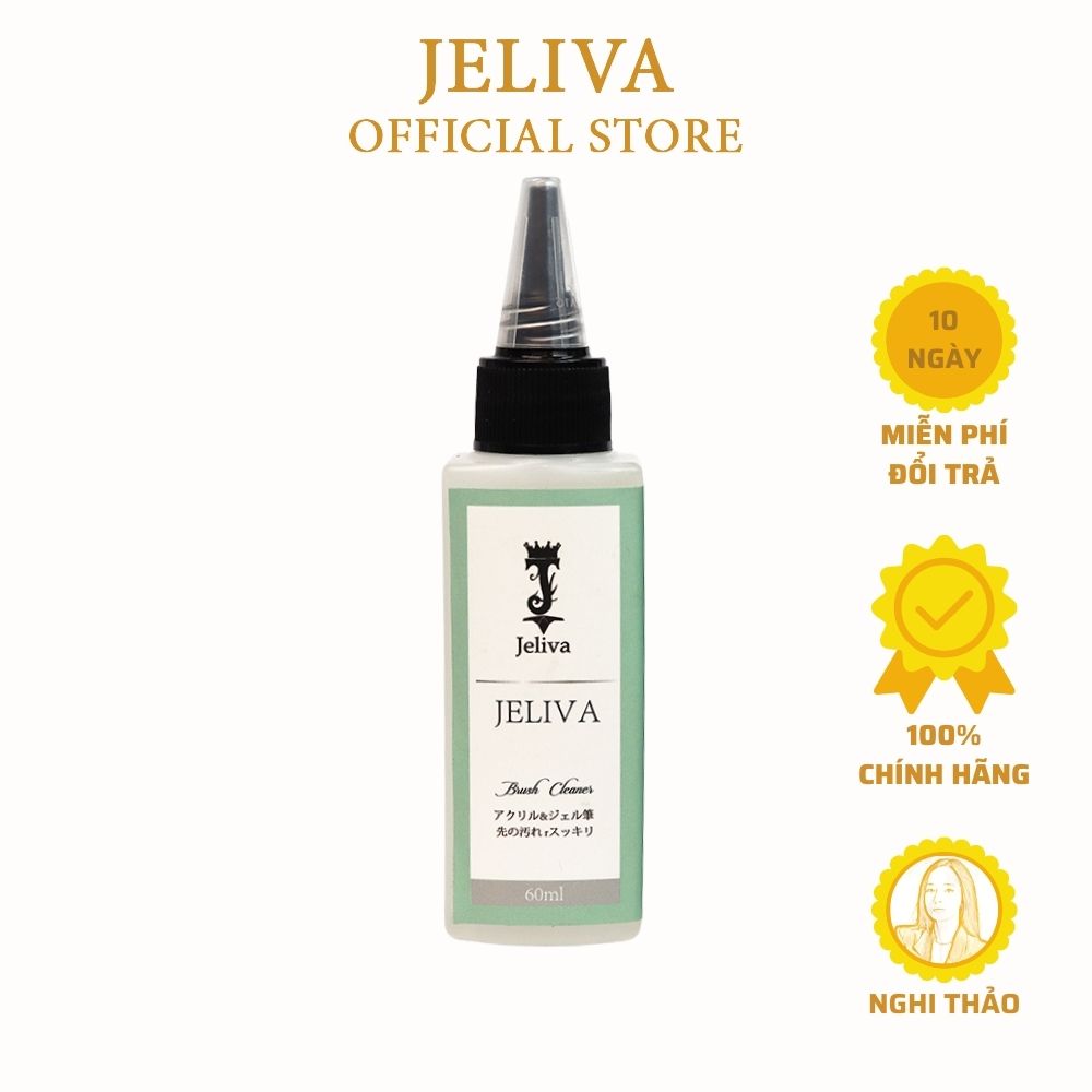 Nước rửa cọ nail Jeliva 60ml