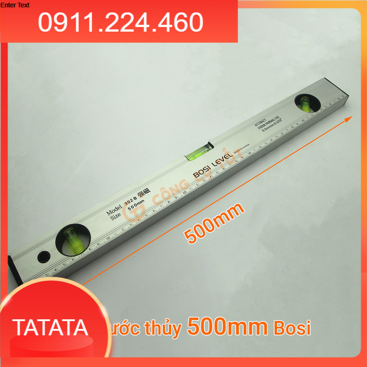 Thước thủy nivo Bosi các cỡ 20-60cm