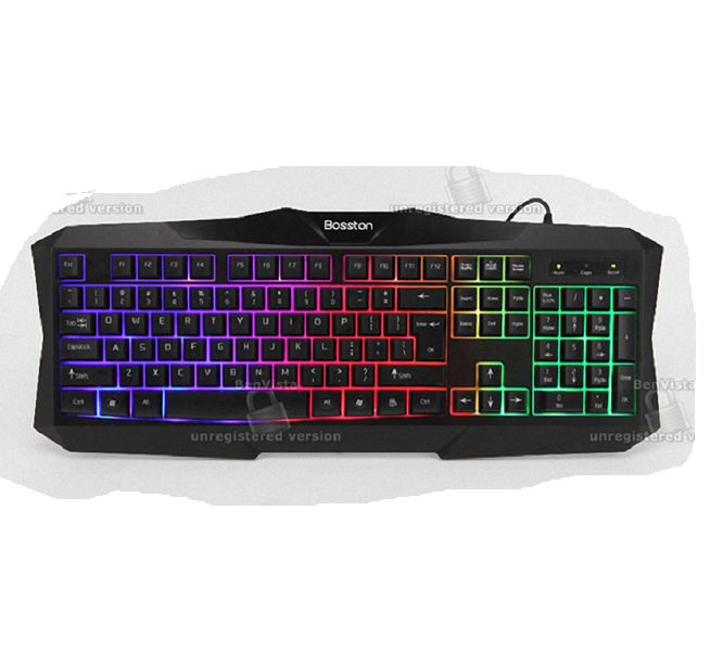 [HCM]Bàn phím Bosston X19 LED NỀN