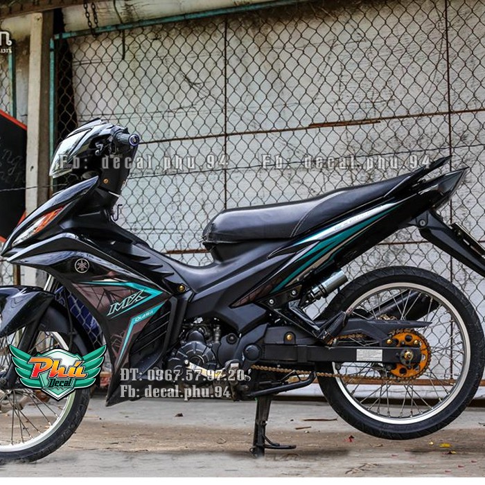 Tem rời EX 2011-2014 MX đen xanh ngọc (P)