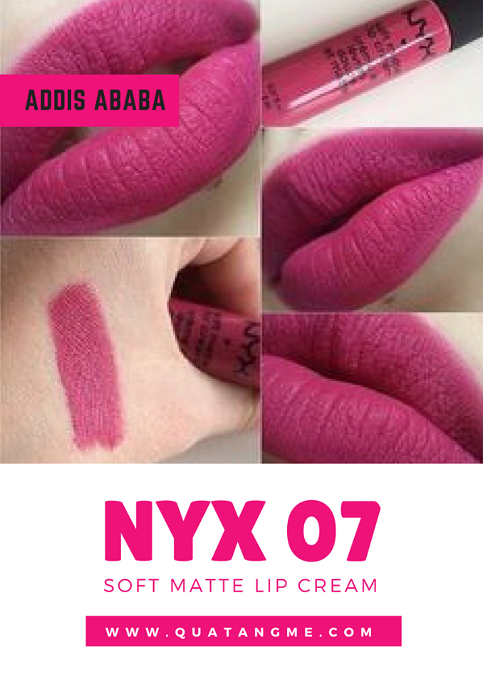 SON KEM NYX SOFT MATTE LIP CREAM 07 ADDIS ABABA  - 5570