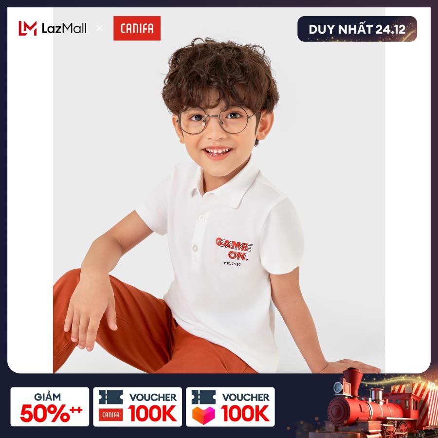 [15-17.5 VOUCHER TỚI 400K] Áo polo bé trai CANIFA 2TP22W009