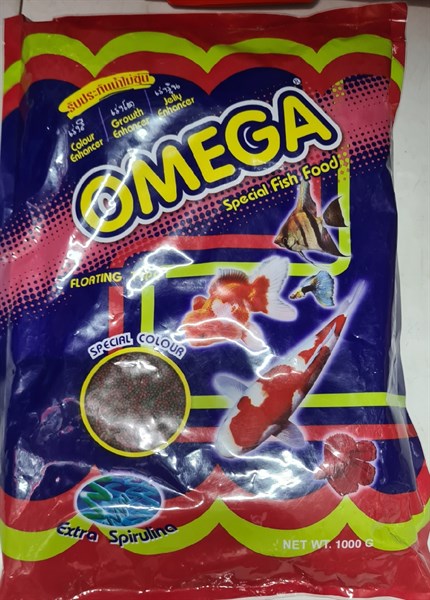 Thức ăn cá Omega 1kg không đục nước