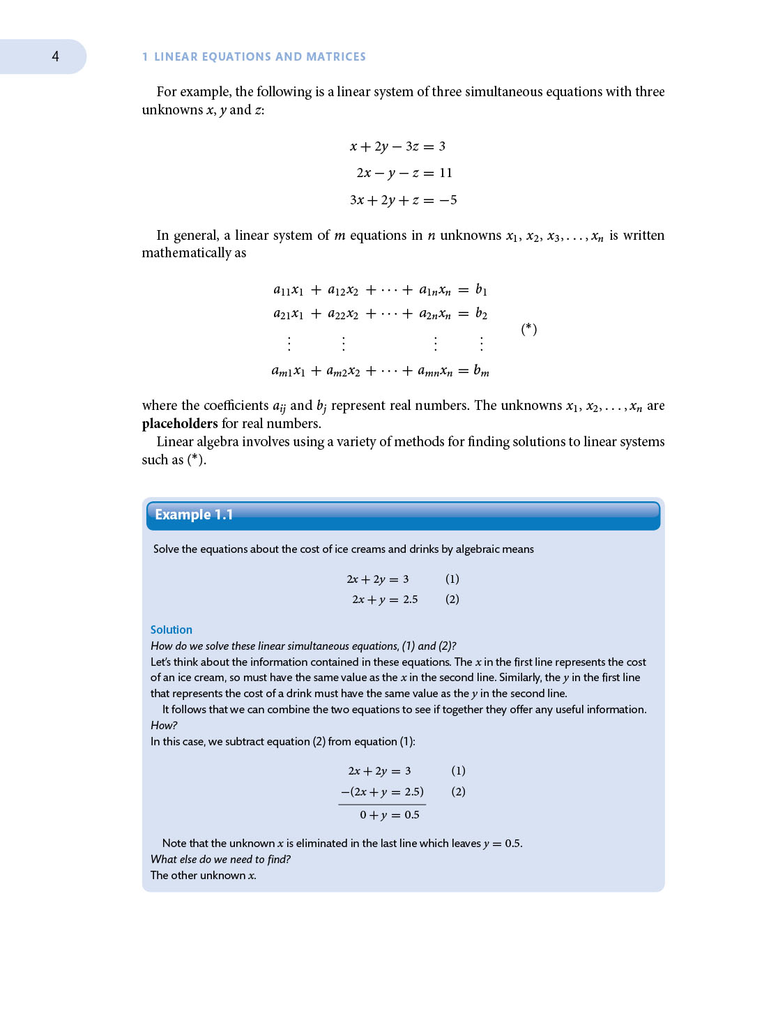 Linear Algebra Step by Step