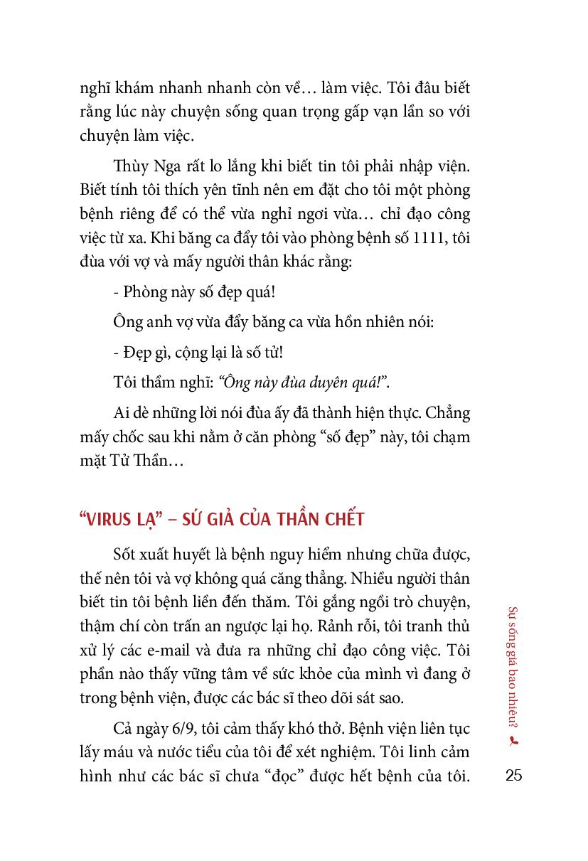 Fahasa - Sự Sống Giá Bao Nhiêu?