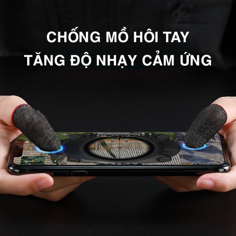 Bao Tay Chơi Game freefire , Pubg, Liên Quân Găng tay chơi game Chống Mồ Hôi, Siêu Nhạy, Co Giãn Cực Tốt Bằng Sợi Carbon