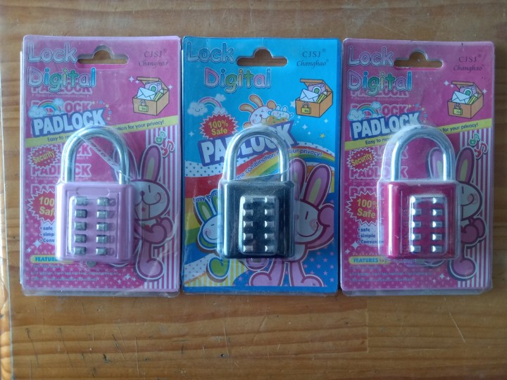 Ổ khóa số bấm 10 số 4cm PADLOCK chính hãng