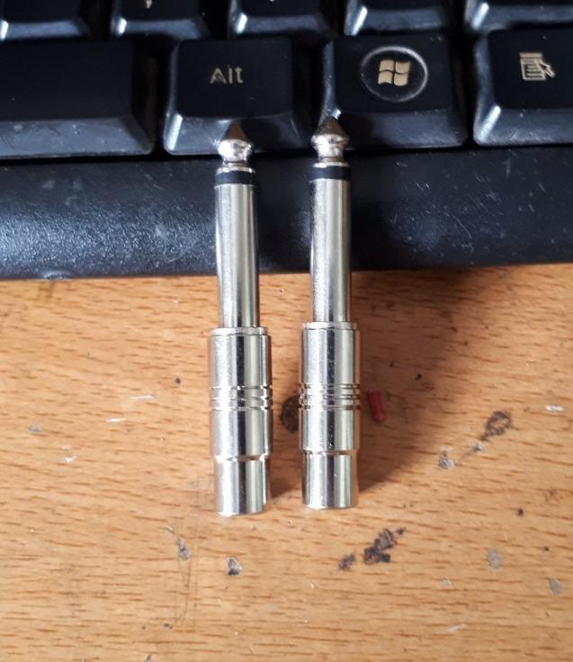 combo 4  jack chuyển 6ly ra av inox