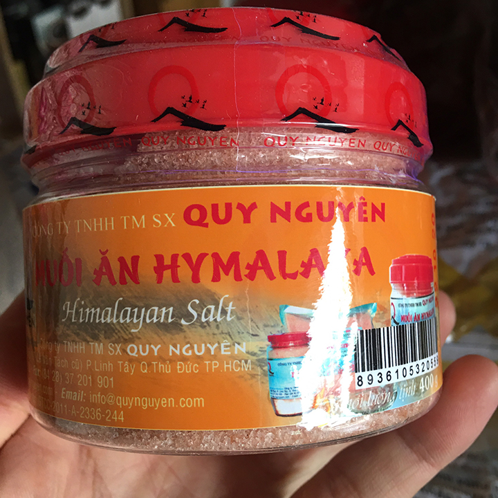 Muối Ăn Hymalaya Quy Nguyên 400gr