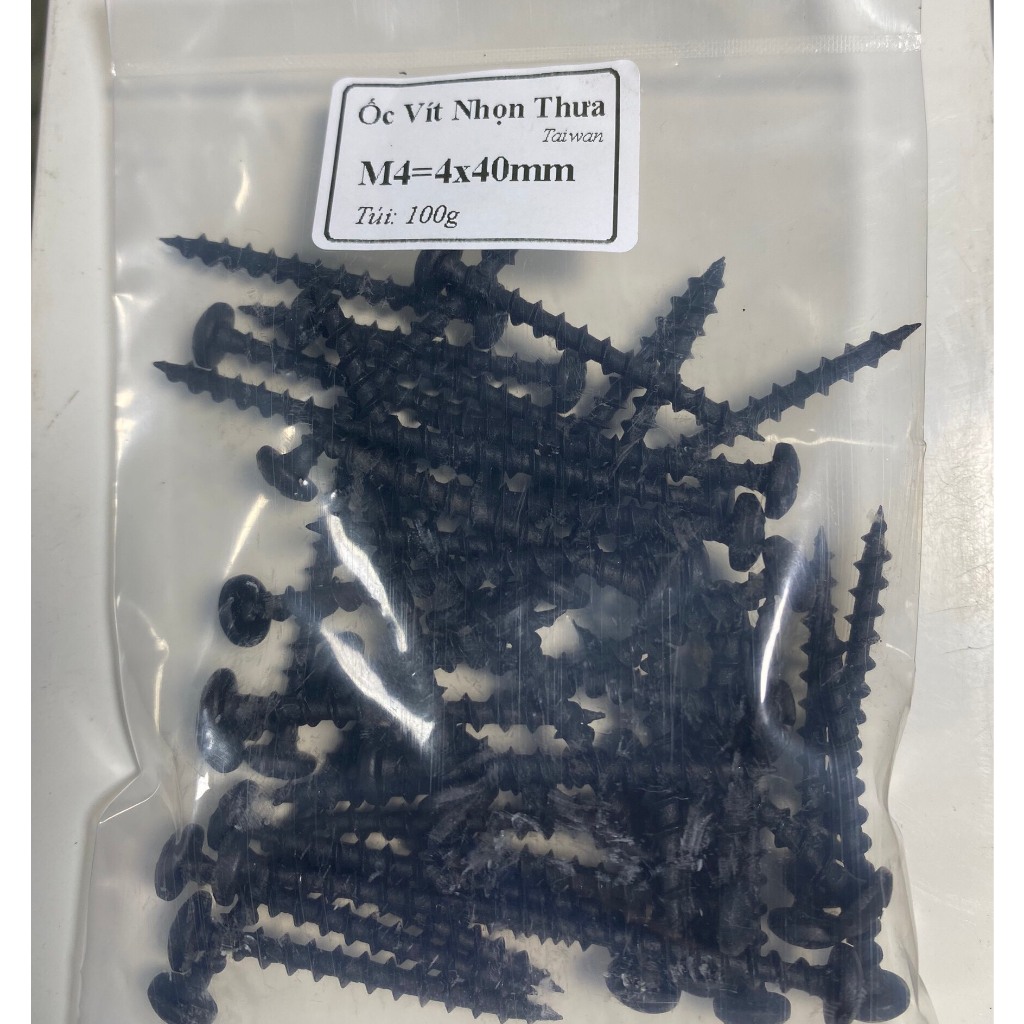 Ốc vít nhọn bắt thùng loa ren xoắn thưa taiwan m4 - 4x20mm 4x30mm 4x40mm- linh kiện điện tử tahika