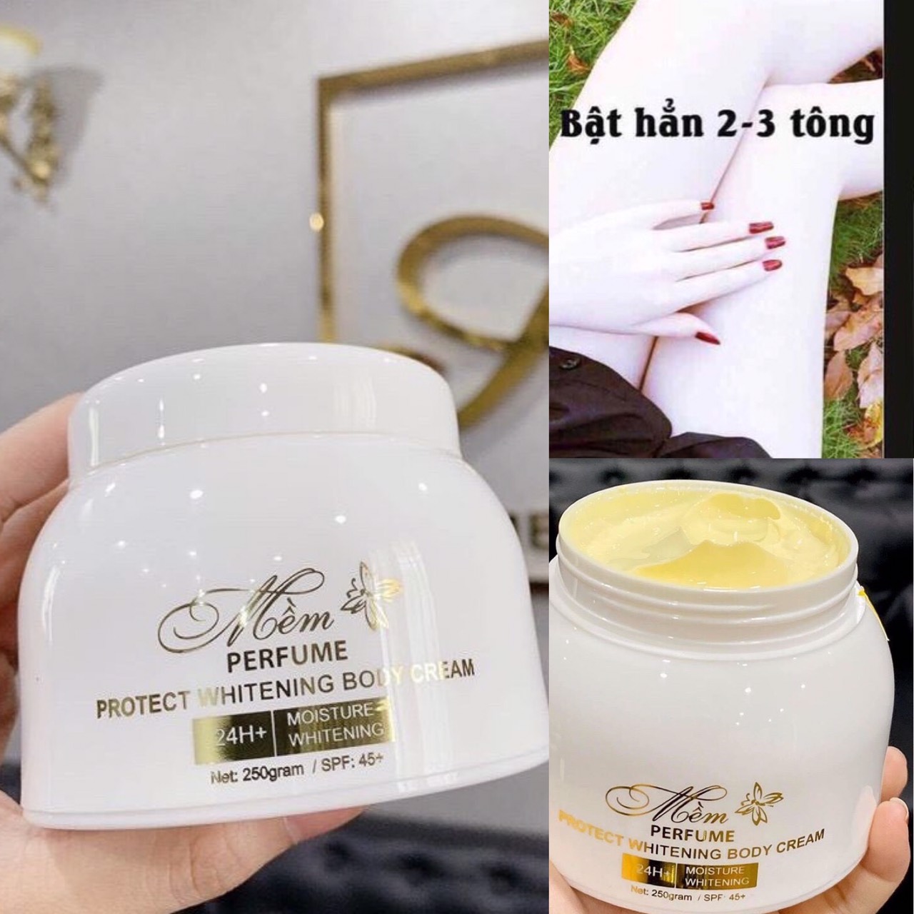 [HCM]Kem BODY MỀM Dưỡng Trắng Da CẤP TỐC 250G