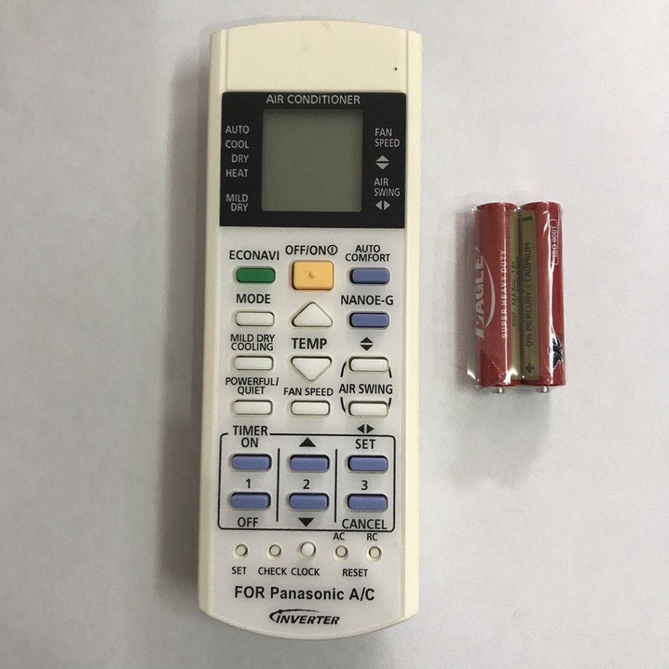 [HCM]Remote máy lạnh Panasonic Inverter loại nhỏ