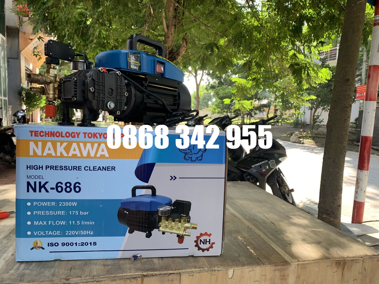 Máy Rửa Xe Mini 2100W Nakawa NK-686