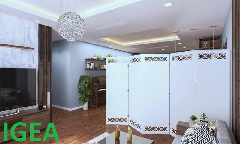 Vách Ngăn Bình Phong Kín Hiện Đại - IG465