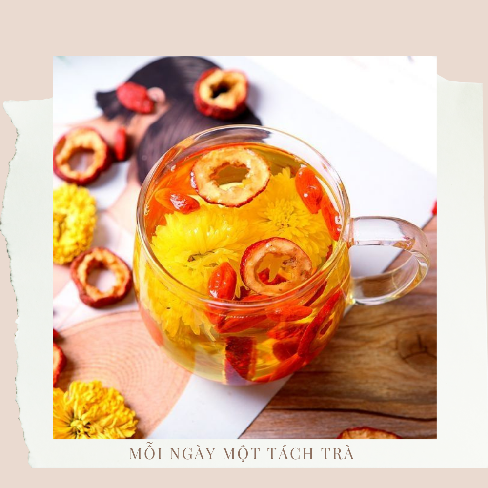 [5 Trial Packs] Calming Tea, Helps You Sleep Well, 6 Flavors (Chrysanthemum, Goji Berry, Red Apple, Lotus Heart, Panax Notoginseng Bud, Longan)