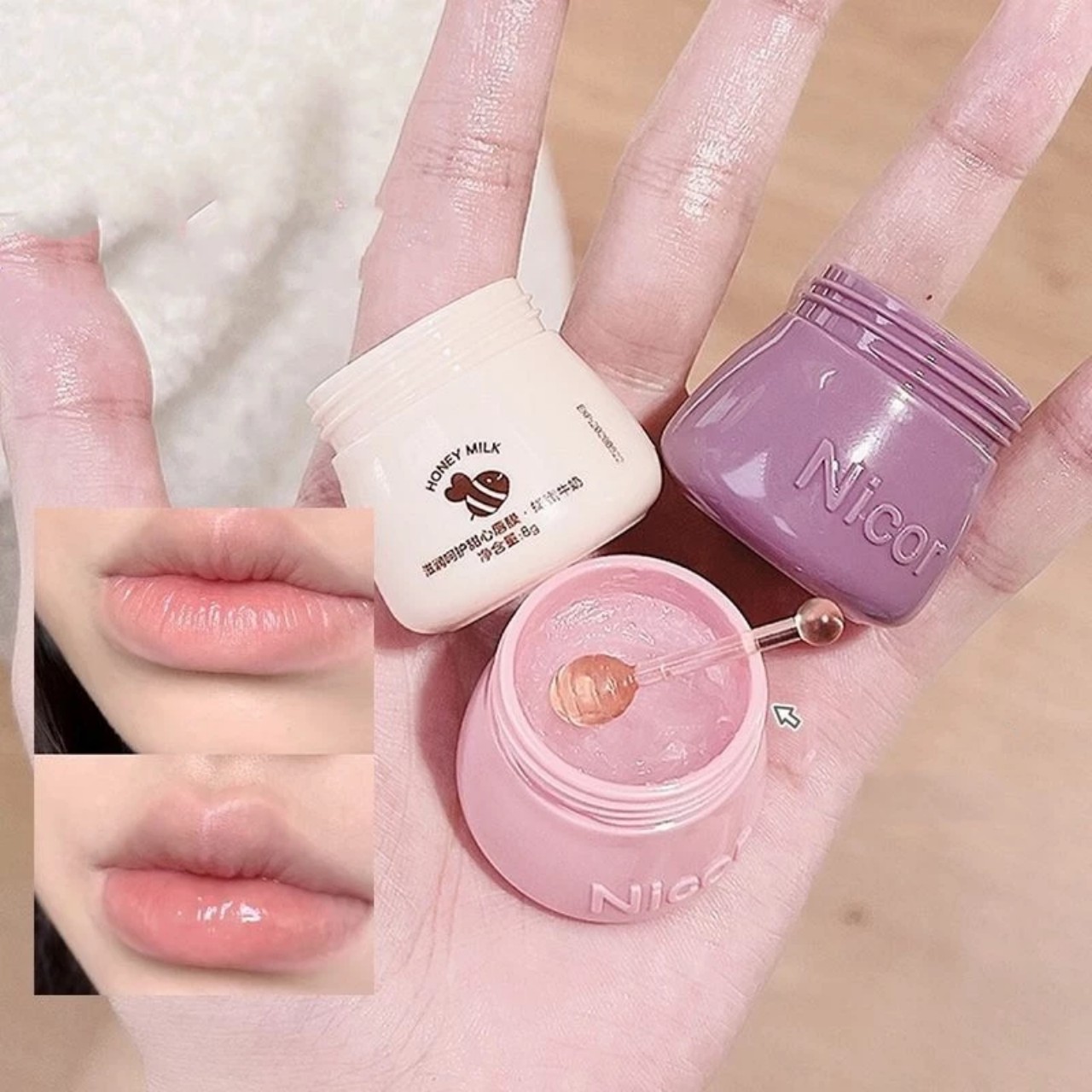 Son thạch dưỡng ẩm môi thạch căng mọng môi