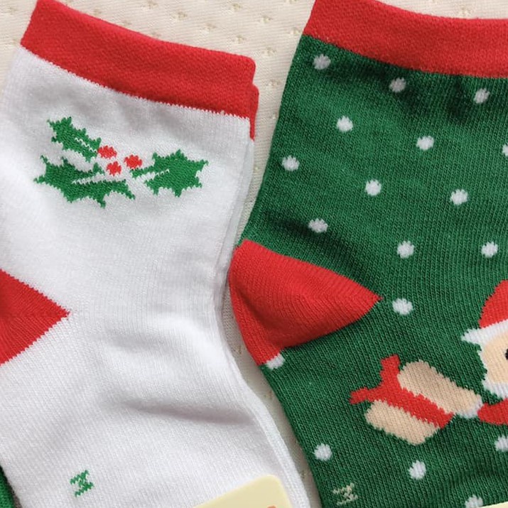 [Quà tặng] Set 2 Đôi Tất Noel Cho Bé