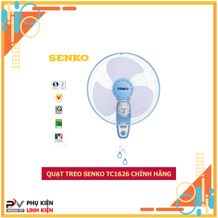 Quạt treo tường 2 dây Senko TC1626