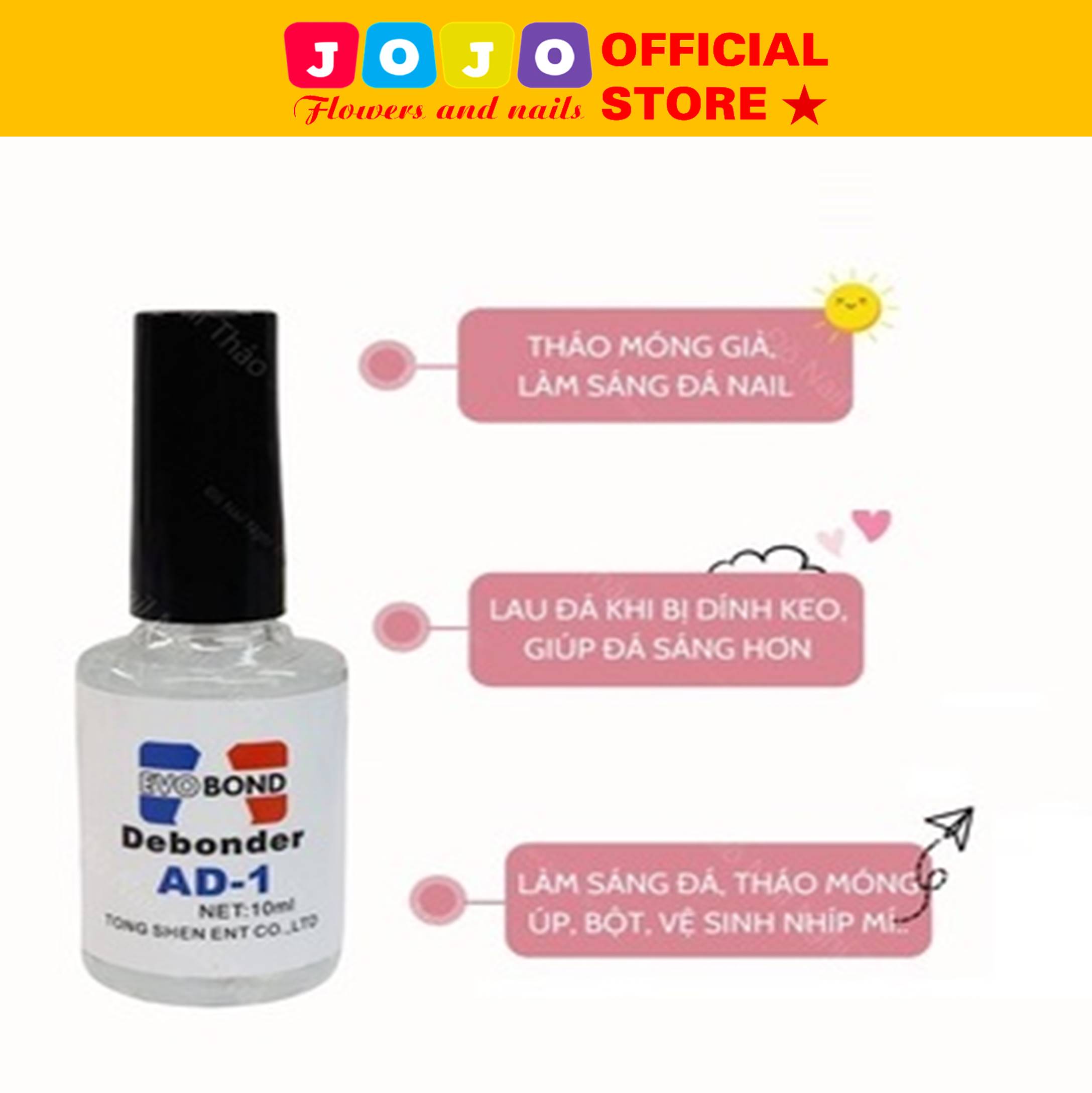 [SẴN HÀNG] Dung dịch tháo móng giả, nước tháo móng ,làm sáng đá dễ dàng 10ml