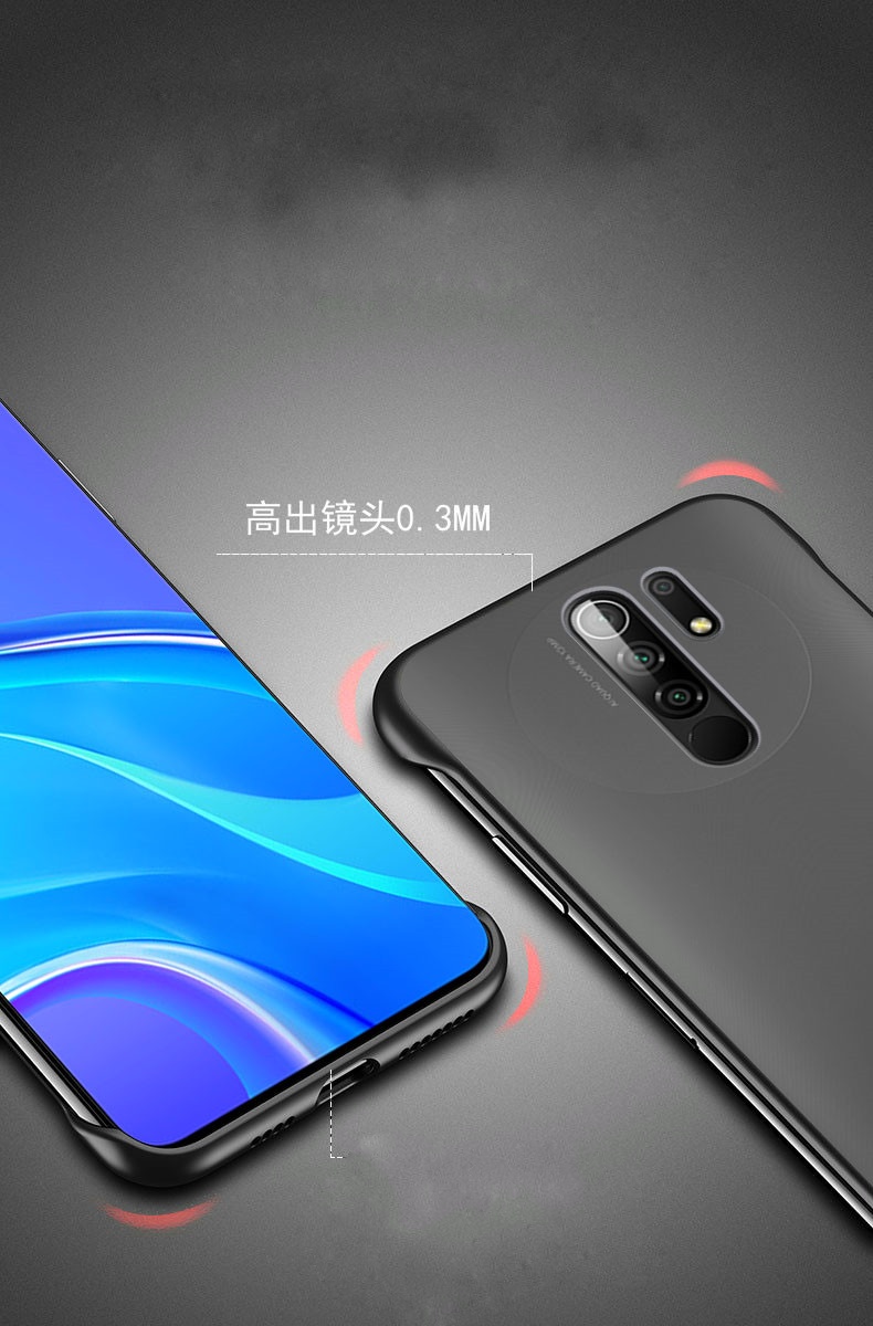 Ốp lưng Xiaomi Redmi 9 nhám mờ siêu mỏng ôm khít máy