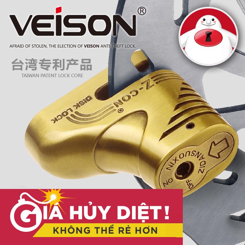 Ổ Khóa Đĩa ( Giầy ) Xe Máy Chống Trộm VEISON Zcon SUPERMARKET QUỐC BẢO