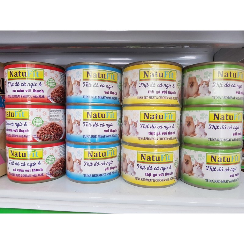 Pate NatuFit cho mèo 160g