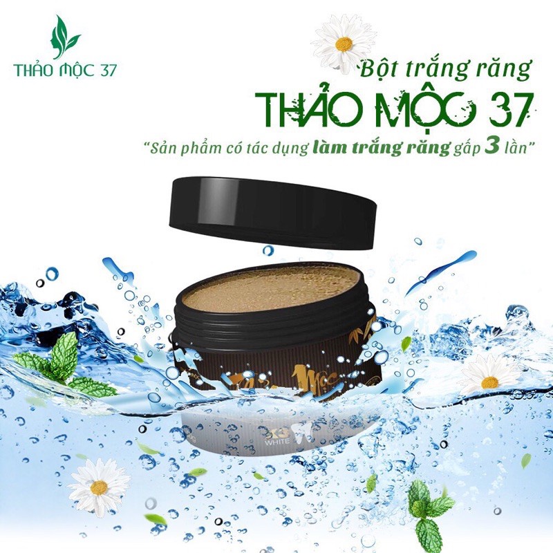 Bột Trắng Răng Thảo Mộc 37 ( mẫu mới )